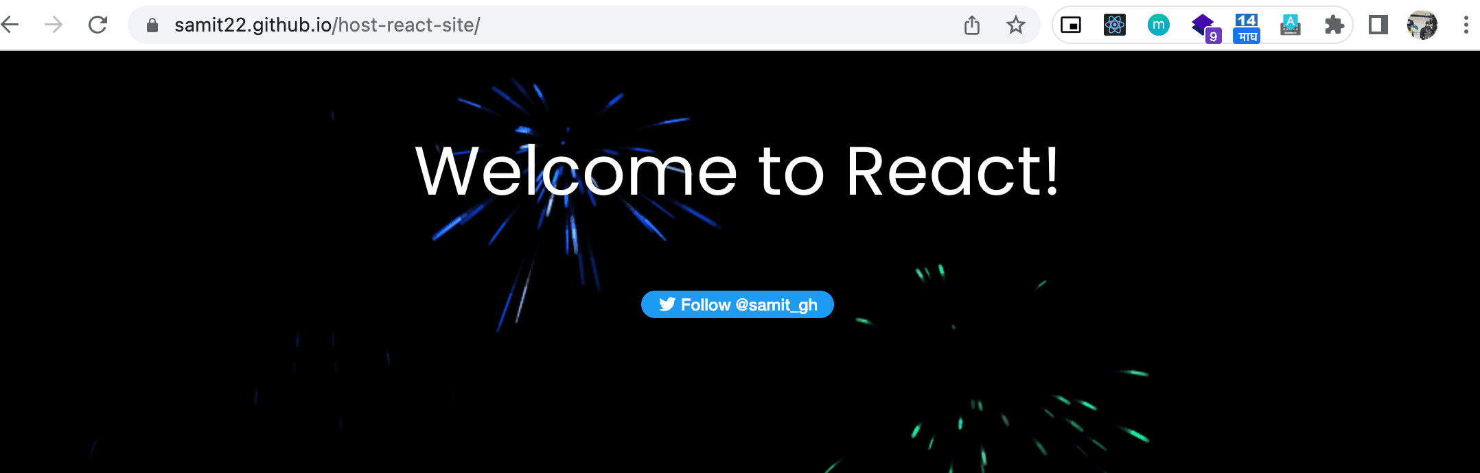 Using GitHub to deploy the ReactJS app